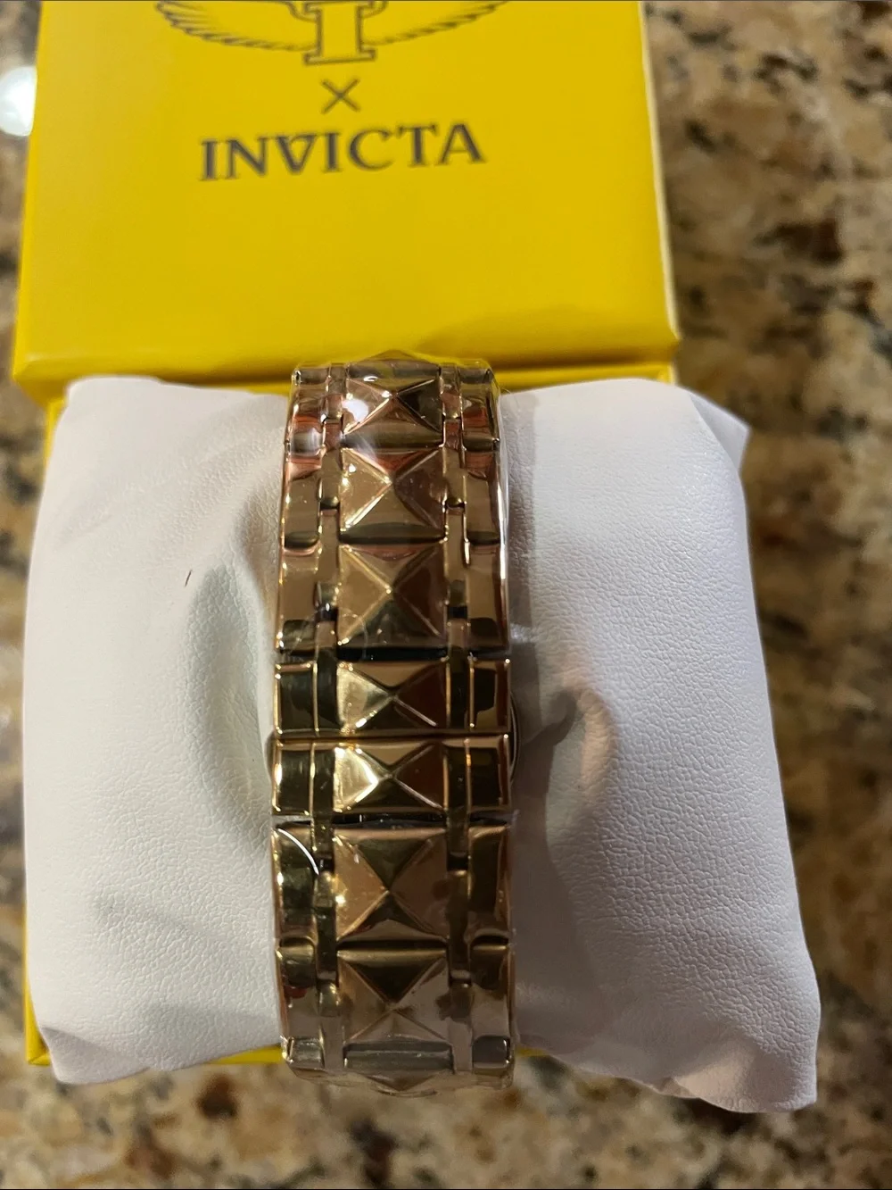 Invicta Gold Tone Bracelet Watch